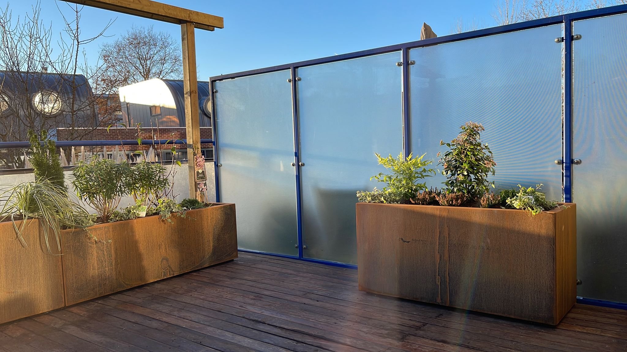 Cortenstalen bakken van Adezz Cortenstalen bakken van Adezz