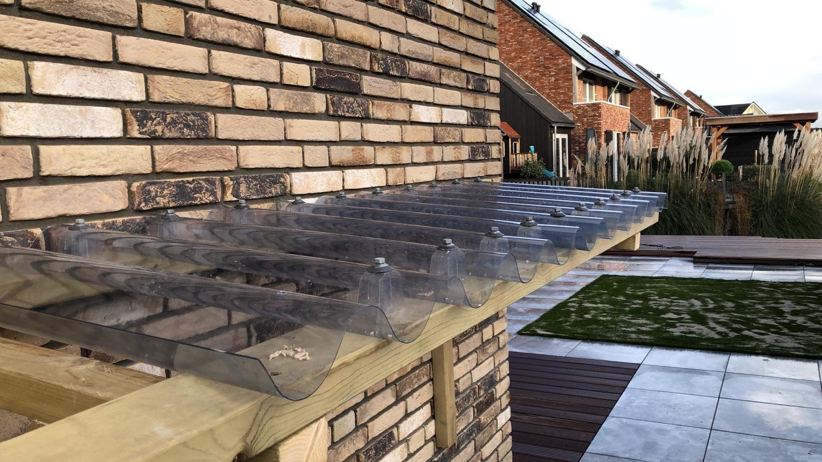 Afdakje voor fiets Afdakje voor fiets